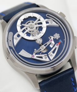 Christopher Ward C1 Bel Canto Limited Edition, in Grade 5 Titanium, Blue Index Dial, on Blue Christopher Ward Leather Strap with Titanium Christopher Ward Tang Buckle, Circa: 2022, Complete with Box, Book & Warranty Card