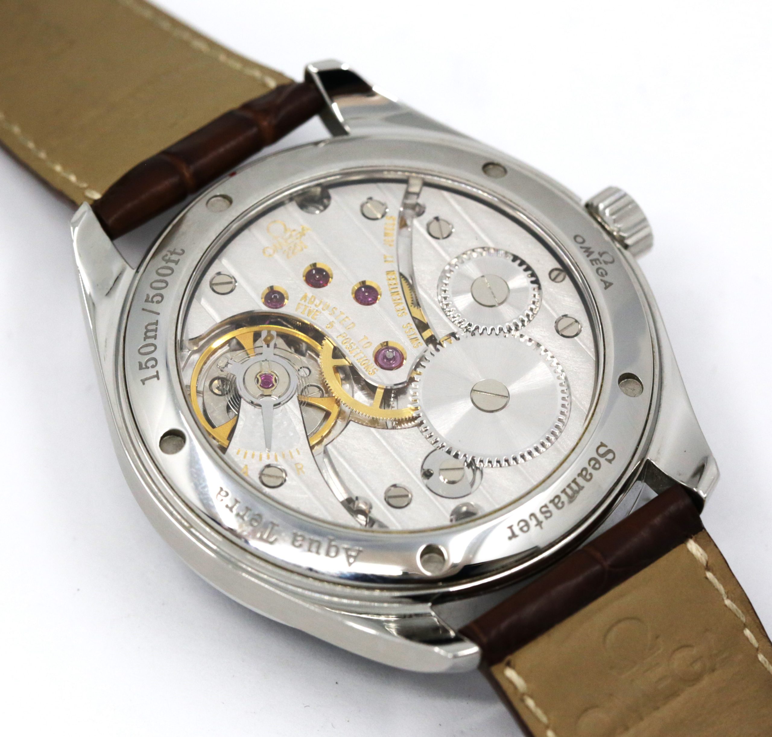 Omega Aqua Terra Railmaster chronometer XXL 49MM!! Ref 028065237, sold new in 2011 Full set - Image 5