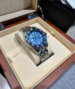 Alternative view of AzimuthSWISS AZIMUTH XTREME-1 SEA-HUM 3TZ WATCH SS BRACELET 3 TIME ZONE 500m $880!!!