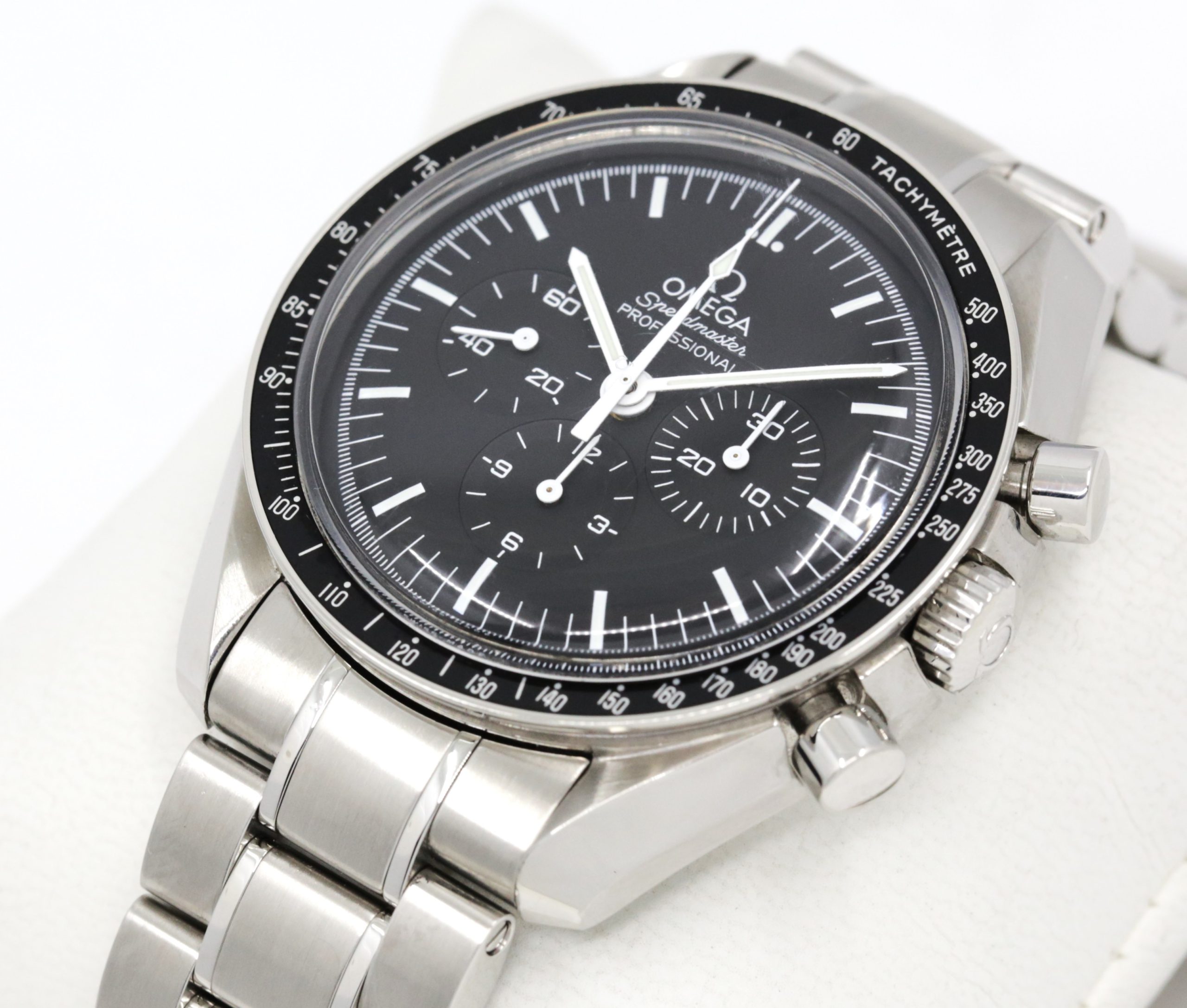 Omega Speedmaster Professional Moonwatch, in Stainless Steel, Black Index Dial, on Stainless Steel Omega Bracelet, Ref. 311.30.42.30.01.005, Circa: 2017, Complete with Box, Books & Omega Warranty Cards - Image 3