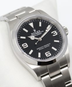 Rolex Explorer 1, 36mm, in Stainless Steel, Black 3, 6, 9 Dial, on Stainless Steel Rolex Oyster Bracelet, Ref. 124270, Circa: 2022, Complete with Box, Books, Rolex Warranty Card & Balance of 5 Year Rolex Factory Warranty