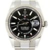 Rolex Oyster Perpetual Sky Dweller, in Stainless Steel, Black Index Dial on Stainless Steel Rolex Oyster Bracelet, Ref. 326934, Circa: 2019, Complete with Box, Books, Rolex Warranty Card & Balance of 5 Year Rolex Warranty
