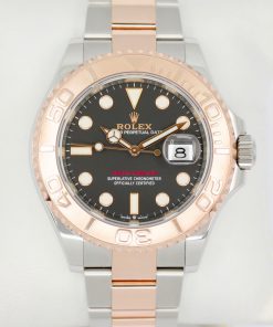 Rolex Yacht-Master 40, Stainless Steel & 18ct Everose Gold, Black Index Dial, on Stainless Steel & 18ct Everose Gold Rolex Oyster Bracelet, Ref. 126621, Circa: 2020, Complete with Box, Books, Rolex Warranty Card & Balance of 5 Year Rolex Factory Warranty