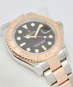 Alternative view of Rolex Yacht-Master 40, Stainless Steel & 18ct Everose Gold, Black Index Dial, on Stainless Steel & 18ct Everose Gold Rolex Oyster Bracelet, Ref. 126621, Circa: 2020, Complete with Box, Books, Rolex Warranty Card & Balance of 5 Year Rolex Factory Warranty