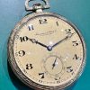 IWC International Watch Co Schaffhausen open face pocket watch, solid 14ct 0.585 yellow gold.