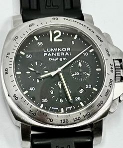 Panerai Luminor Daylight PAM 250 chronograph 44mm B&P Ca 2008.