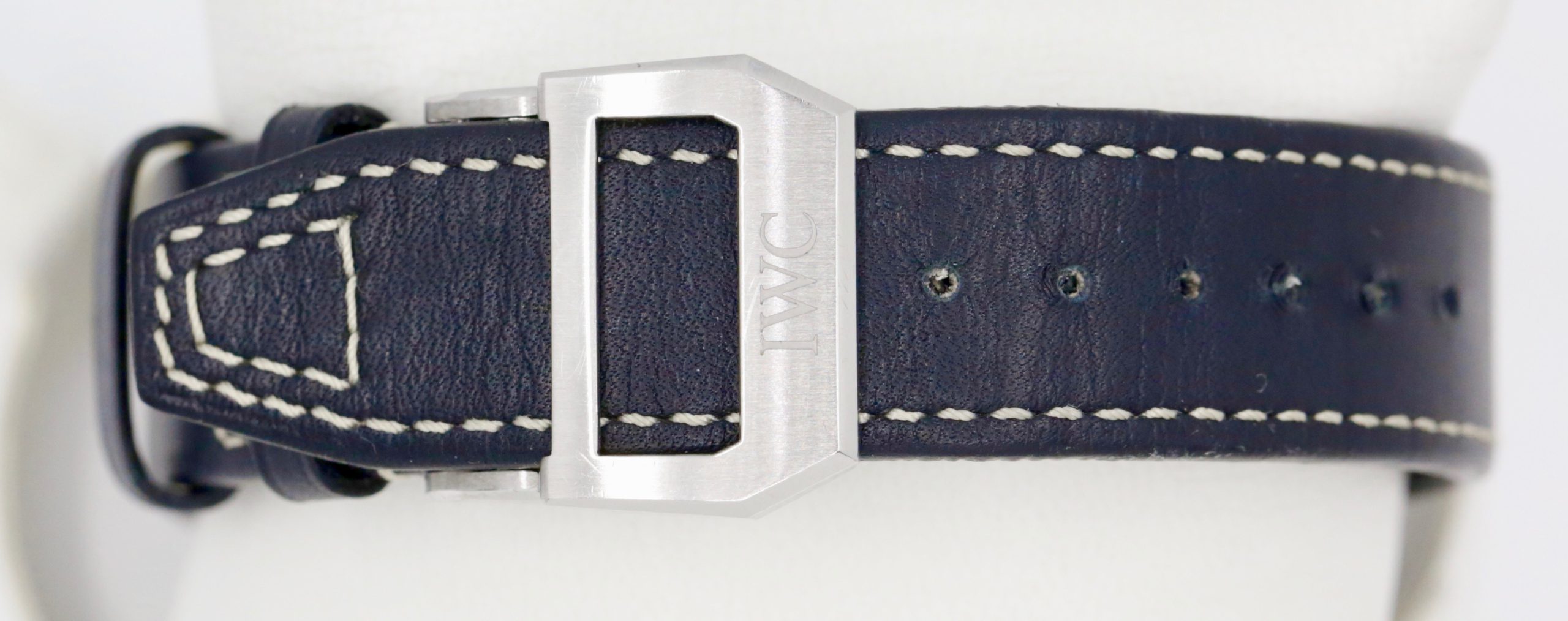 IWC Big Pilot, 43mm, Automatic, in Stainless Steel, Blue Arab Dial on Blue IWC Leather Strap with Stainless Steel IWC Deployant, Ref. IW329303, Circa: 2022, Complete with Box, Books, IWC Warranty Card & Balance of IWC 2 Year Factory Warranty - Image 5