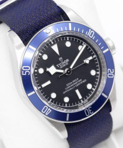 Alternative view of Tudor Black Bay, 41mm, Stainless Steel, Blue Bezel, Black Index Dial on Blue Tudor Nato Strap, Ref. 79230B, Circa: 2023, Complete with Box, Books, Tudor Warranty Card & Balance of Tudor 5 Year Factory Warranty