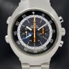Omega Flightmaster Chronograph GMT, in Stainless Steel, Black Dial, on Stainless Steel Omega Bracelet, Ref. 145.026, Circa: 1971