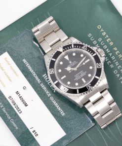 Alternative view of Rolex Oyster Perpetual Submariner Non Date, Ref: 14060M G series Ca 2010, just back from Rolex Service Centre Melbourne.