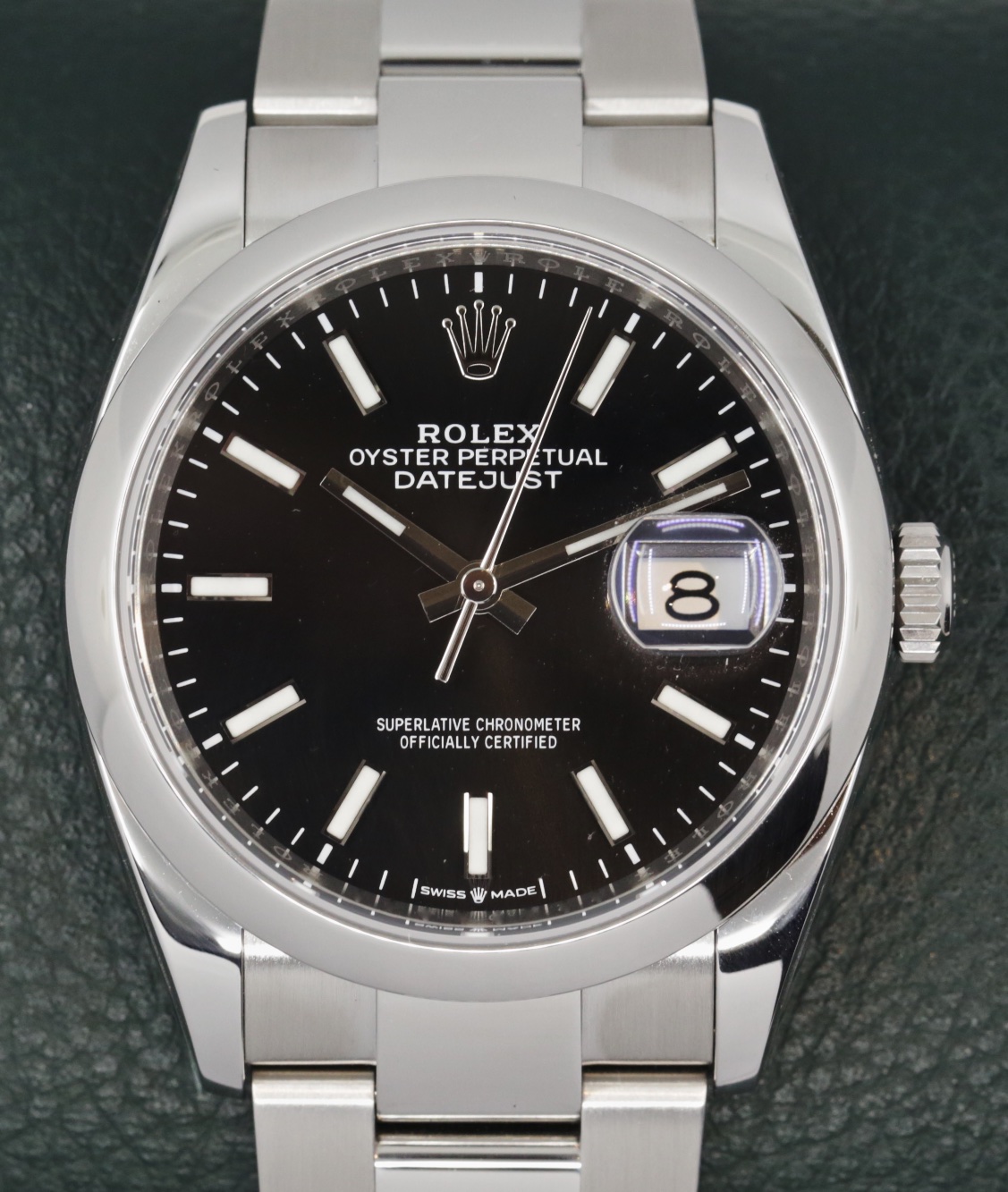 Rolex Datejust 36, in Stainless Steel, Black Index Dial, on Stainless Steel Rolex Oyster Bracelet, Ref. 126200, Circa: 2019, Complete with Box, Books, Rolex Warranty Card & Balance of 5 Year Rolex Factory Warranty - Image 4