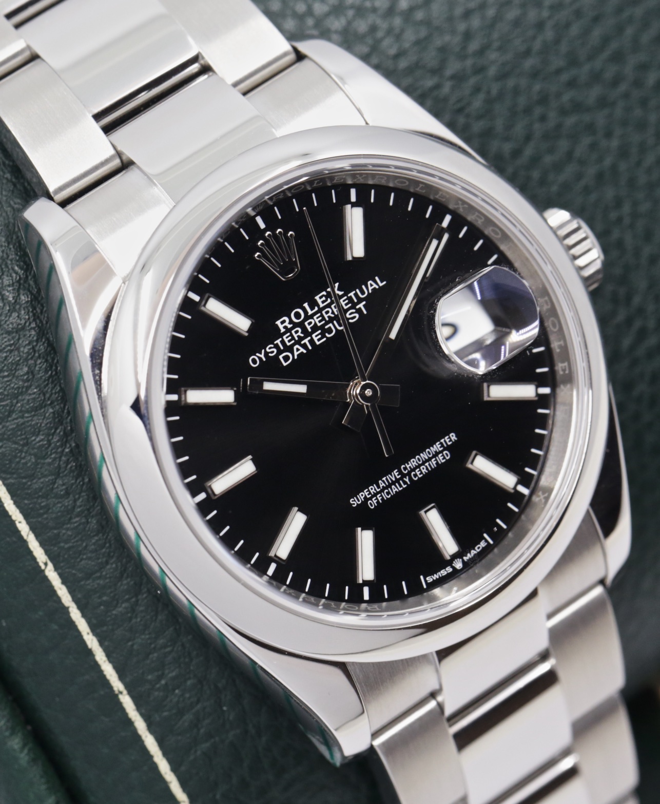 Rolex Datejust 36, in Stainless Steel, Black Index Dial, on Stainless Steel Rolex Oyster Bracelet, Ref. 126200, Circa: 2019, Complete with Box, Books, Rolex Warranty Card & Balance of 5 Year Rolex Factory Warranty - Image 2