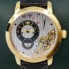 Glashutte Original PanoInverse XL, in 18ct Yellow Gold, Black Arab Dial with sub dials at 6, black Glashutte Original crocodile strap with 18ct Yellow Gold Glashutte Original Deployant, Ref. 661010105, Circa: 2013, Complete Box & Book,