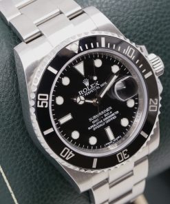 Alternative view of Rolex Submariner Date, in Stainless Steel, Black Ceramic Bezel, Black Index Dial, on Stainless Steel Rolex Oyster Bracelet, Ref. 116610LN, Circa: 2011, Complete with Box, Papers, Rolex Service Card & Balance of 2 Year Rolex Service Warranty