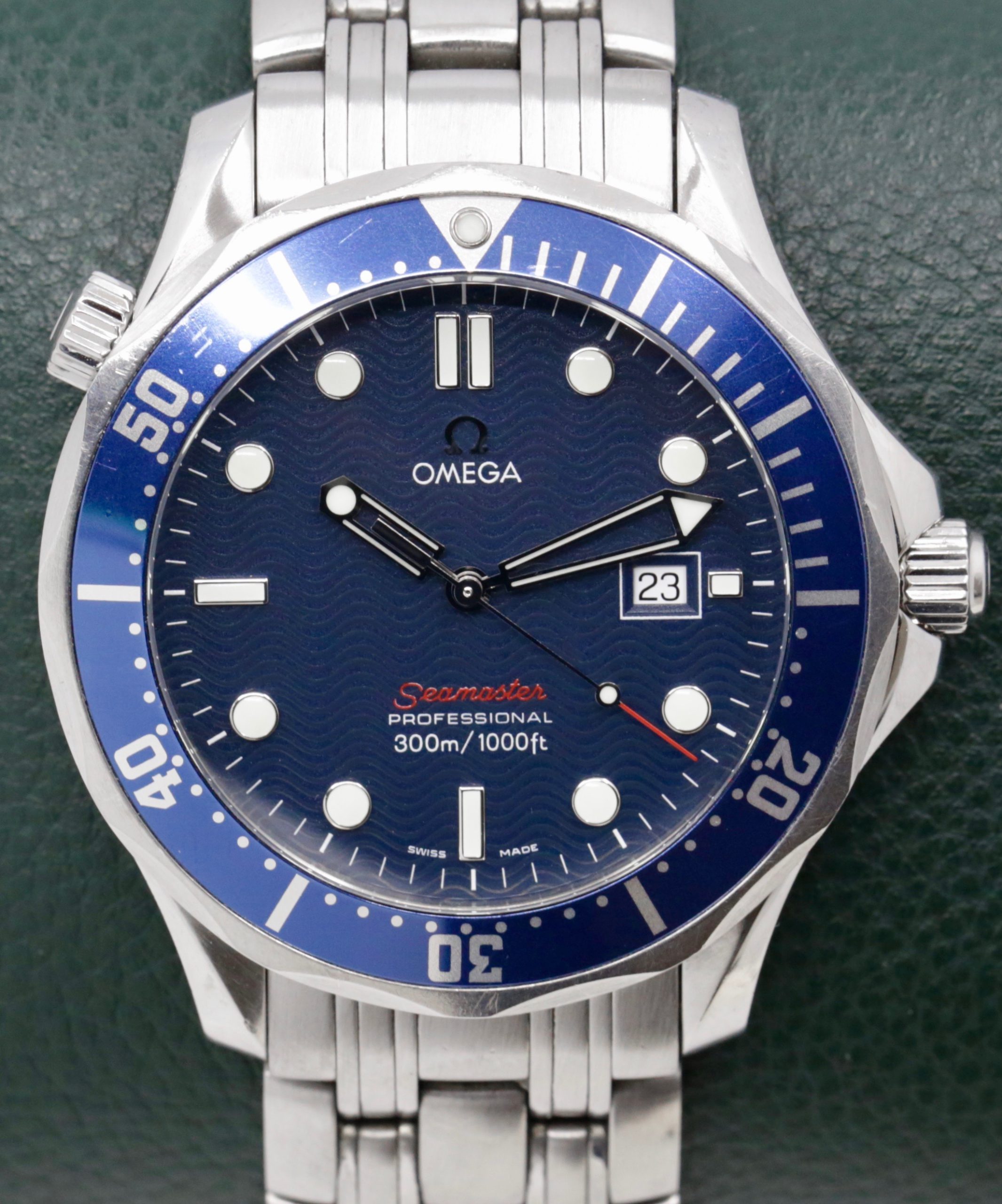 Omega Seamaster Professional diver ref 222.80.00, 41mm in diameter, watch only as traded.