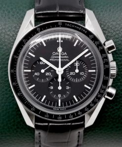 Omega Speedmaster Professional, in Stainless Steel, Black Index Dial, on Black Omega Alligator Strap with Stainless Steel Omega Deployant, Ref. 311.30.42.30.01.005, Circa: 2016