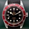 Tudor Black Bay Heritage, Black Index Dial, Burgundy Bezel on Black Tudor Nato Strap, Ref. 79220R, Circa: 2012, Complete with Box, Books & Tudor Warranty Card