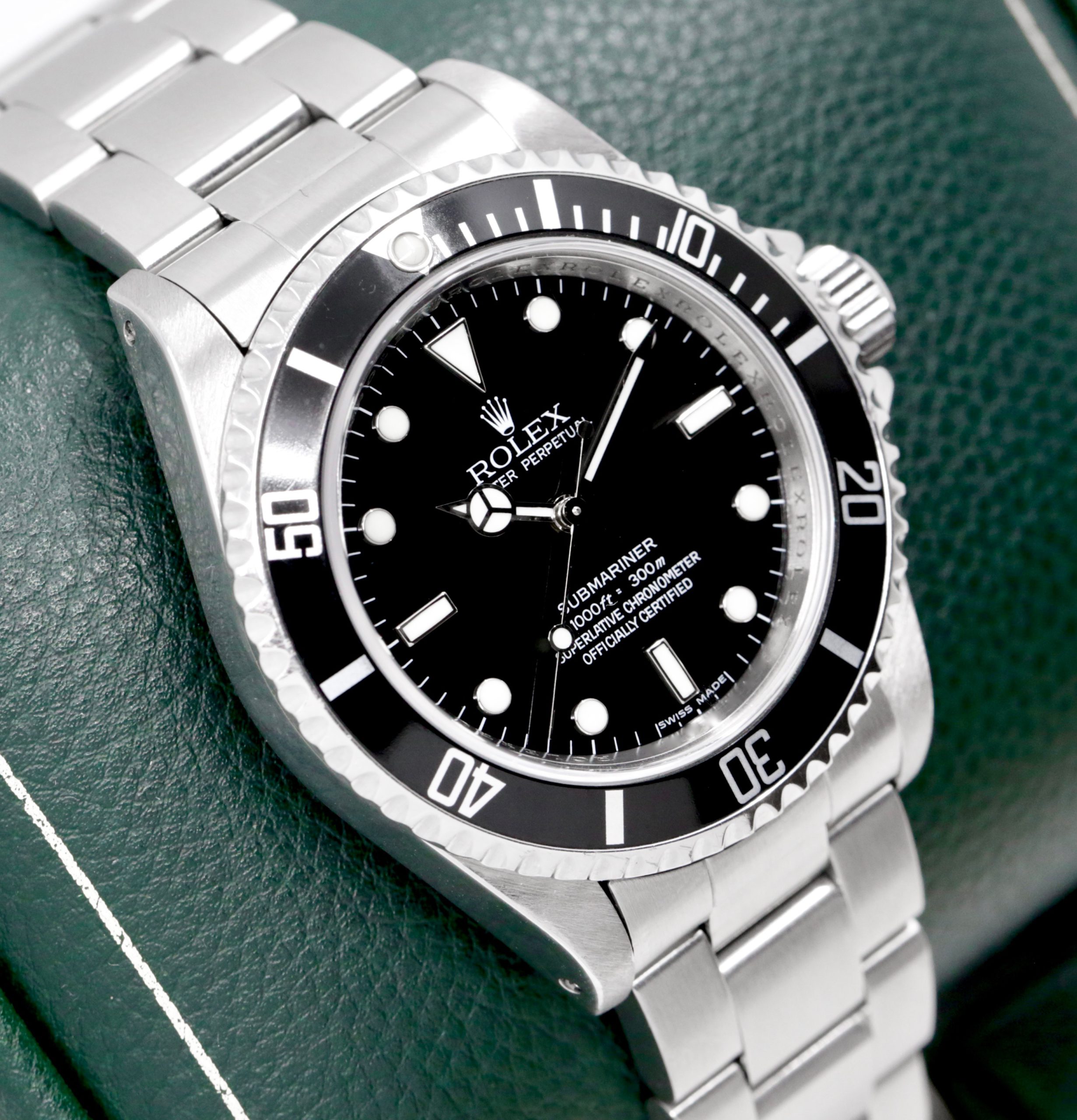 Rolex Submariner Non-Date, 4 Liner, in Stainless Steel, Black Index, on Stainless Steel Rolex Oyster Bracelet, Ref. 14060M, Circa: 2007, Complete with Box & Papers - Image 3