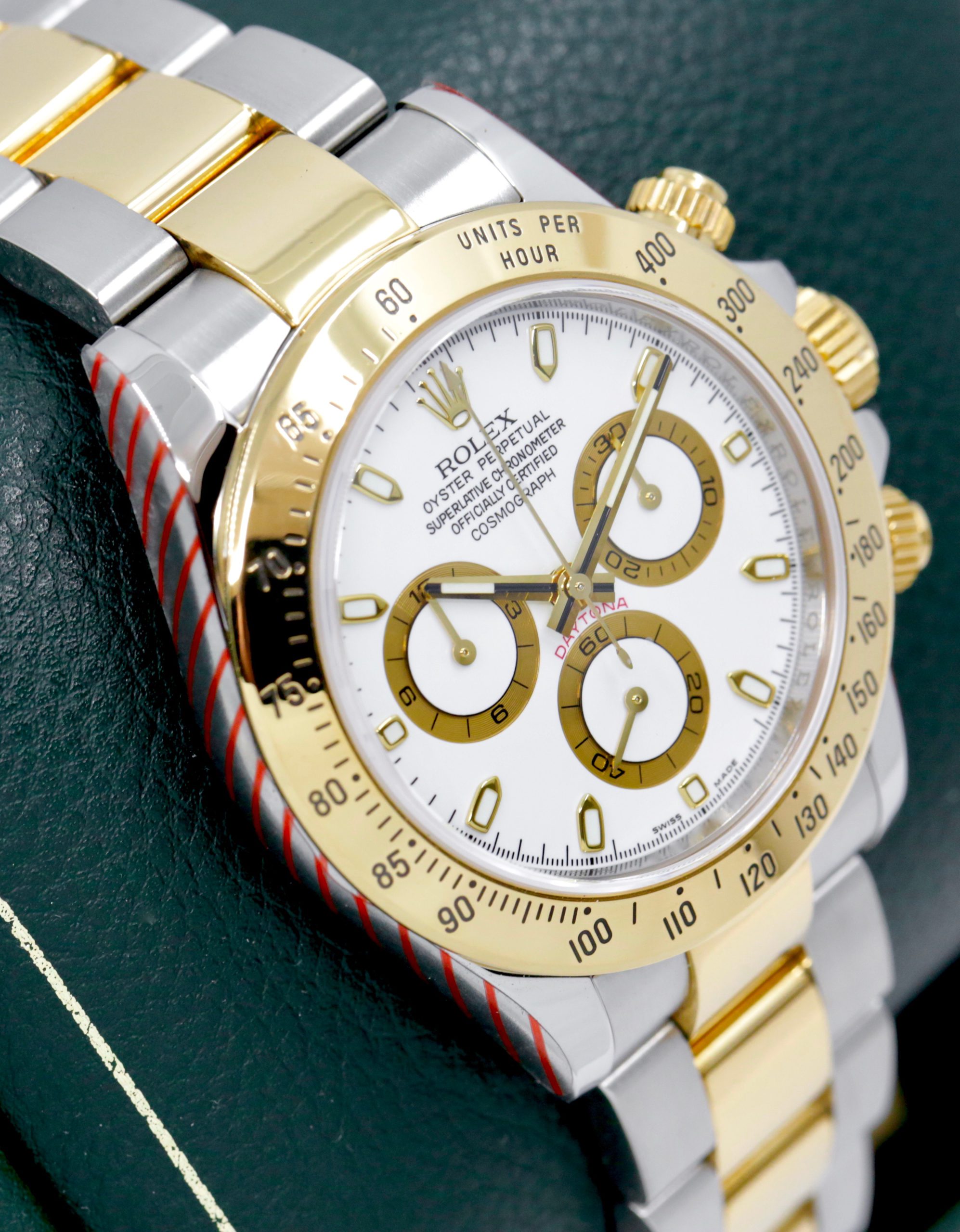 Rolex Cosmograph Daytona, in Stainless Steel & 18ct Yellow Gold, White Index Dial, on Stainless Steel & 18ct Yellow Gold Rolex Oyster Bracelet, Ref. 116523, Circa: 2008, with Box, Books, New Rolex Service Card & Balance of 2 Year Rolex Service Warranty - Image 3