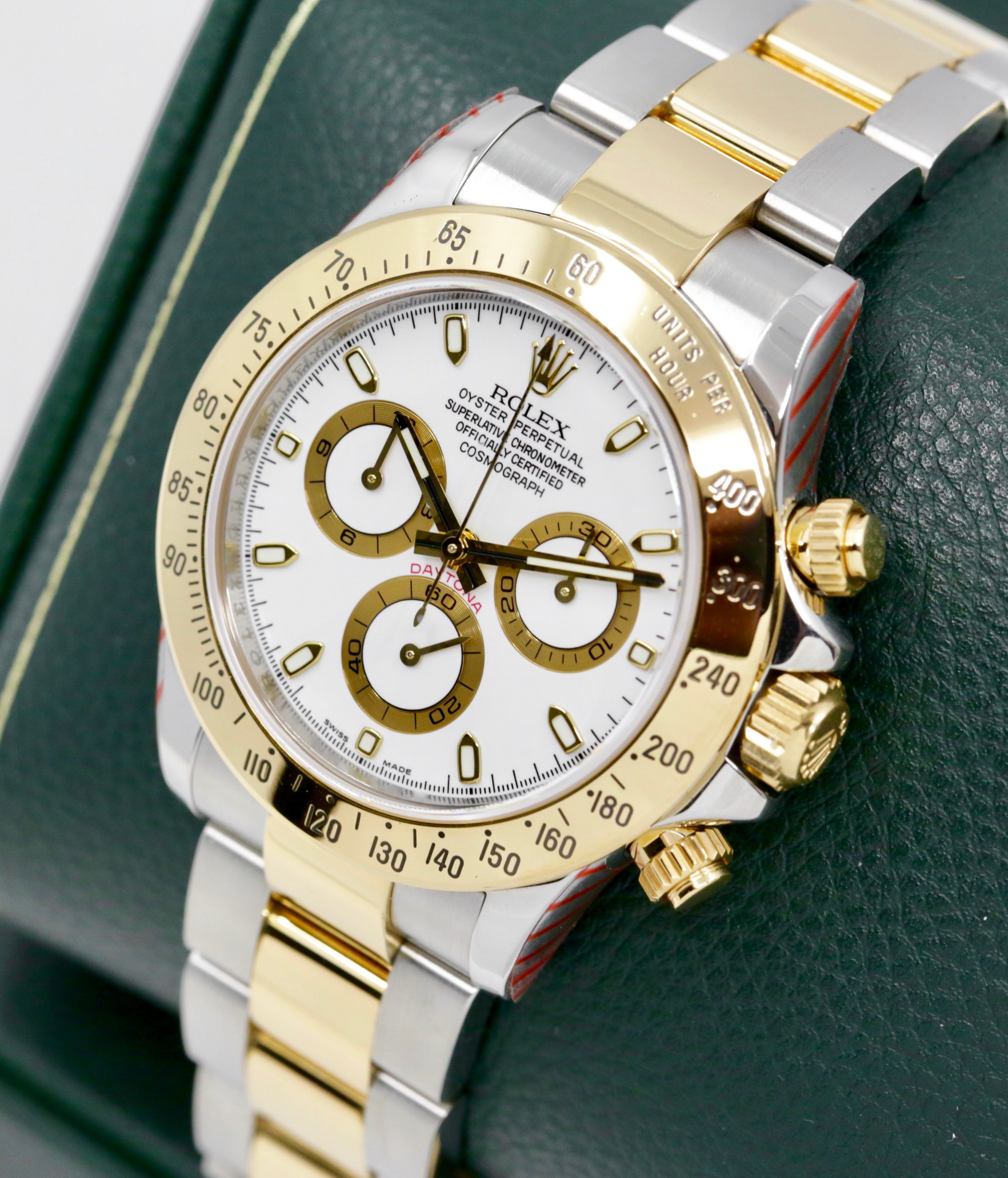 Rolex Cosmograph Daytona, in Stainless Steel & 18ct Yellow Gold, White Index Dial, on Stainless Steel & 18ct Yellow Gold Rolex Oyster Bracelet, Ref. 116523, Circa: 2008, with Box, Books, New Rolex Service Card & Balance of 2 Year Rolex Service Warranty - Image 2
