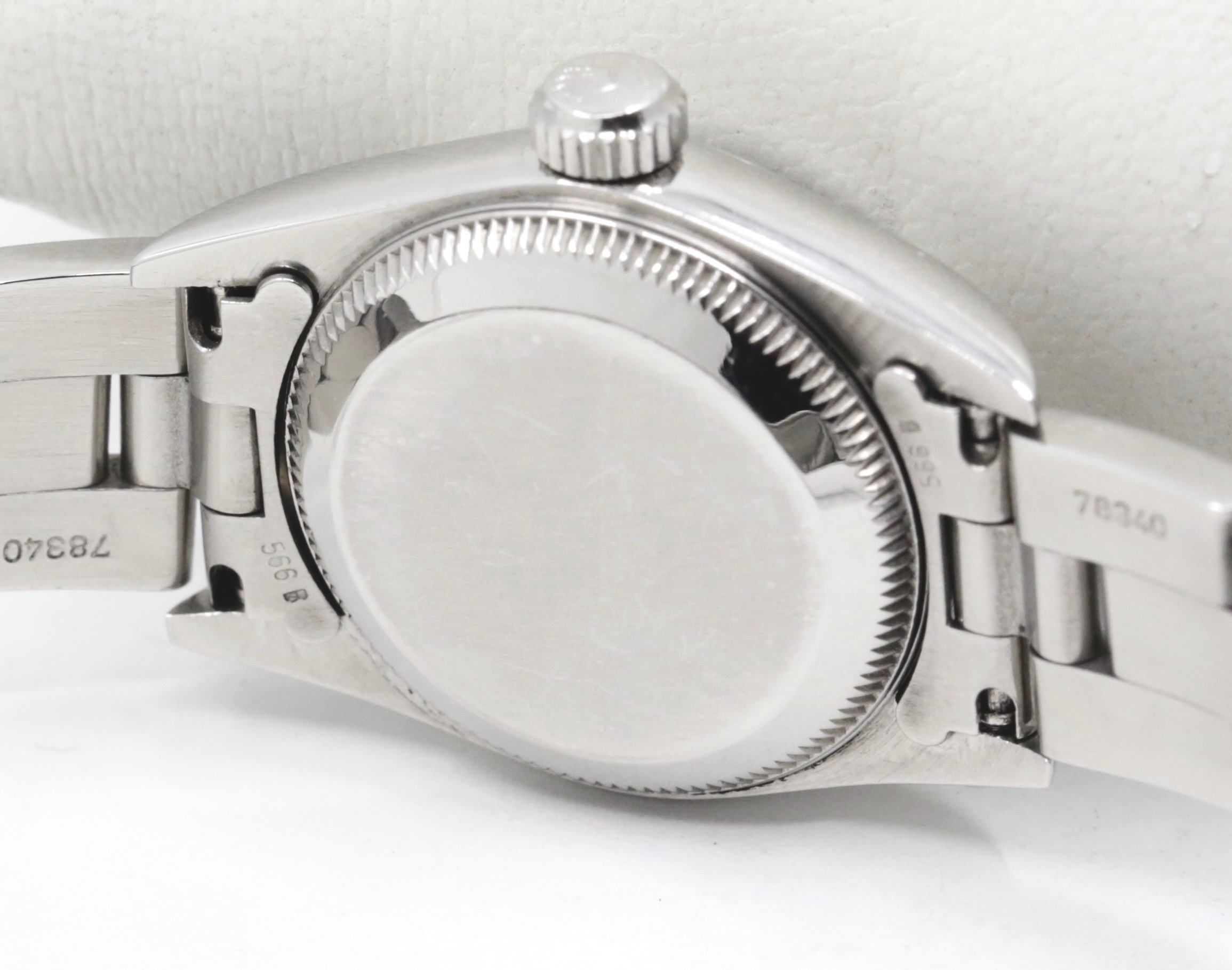 Rolex Lady Oyster Perpetual, 24mm, Stainless Steel, Black 3,6,9 Explorer Dial, on Stainless Steel Rolex Oyster Bracelet, Ref. 67180, Circa: 1996, with Box & Books - Image 5