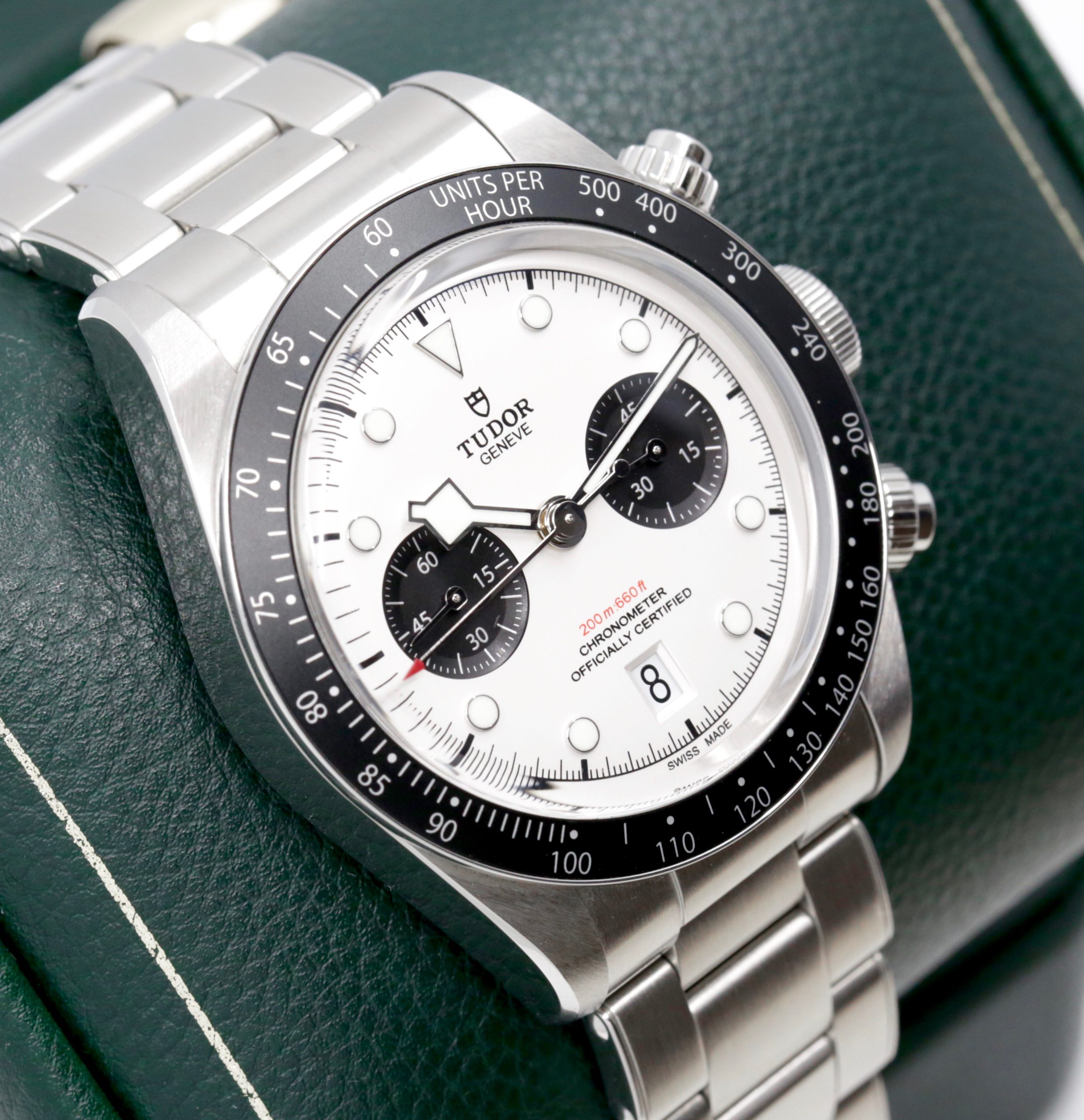 Tudor Black Bay Chrono, in Stainless Steel, Silver Opaline Index Dial with Black Sub Dials, on Stainless Steel Tudor Bracelet, Ref.79360N, Circa: 2022, Complete with Box, Books, Tudor Warranty Card & Balance of 5 Year Tudor Factory Warranty - Image 2