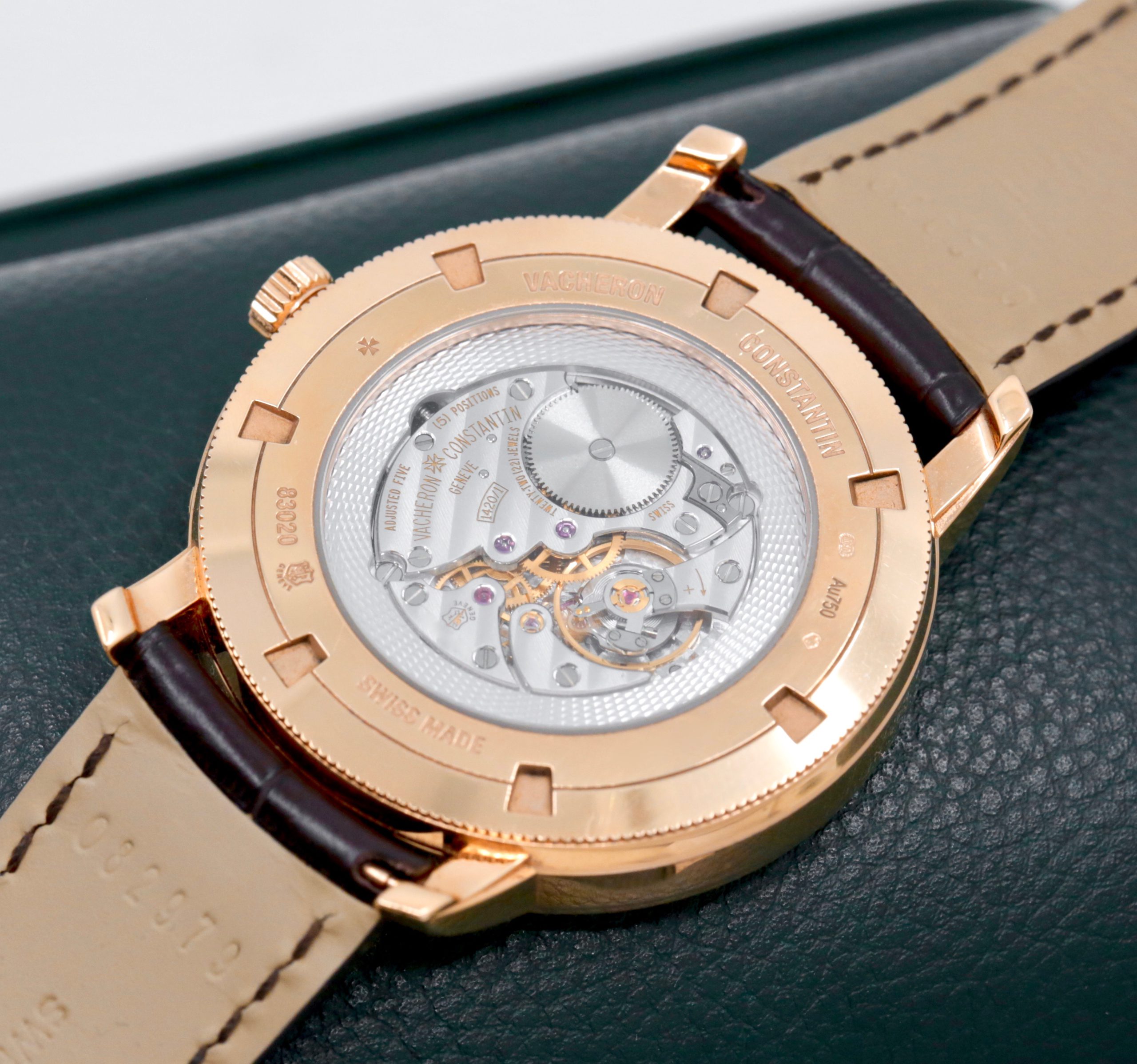 Vacheron Constantin Traditionnelle Power Reserve, in 18ct Rose Gold, White Index Dial, on Brown Alligator Vacheron Constantin Strap with 18ct Rose Gold Tang Vacheron Constantin Tang Buckle, Ref. 83020/000R-9909, Circa: 2019, Complete with Box & Papers Reduced!! - Image 6