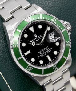 Alternative view of Rolex Submariner Date "Kermit", Stainless Steel, Green Bezel, Black Dial, on Stainless Steel Rolex Oyster Bracelet, Ref. 16610LV, Circa: 2010, with Box, Rolex Warranty Card & Rolex Service Card Dated March 2020