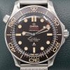 Omega Seamaster 300M, "No Time to Die" 007 Bond Edition, in Titanium, Brown Index Dial, on Titanium Omega Bracelet with Folding Clasp, Ref. 210.90.42.20.01.001, Circa: 2020, Complete with Box, Books, Omega Warranty Card & Balance of 5 Year Omega Warranty