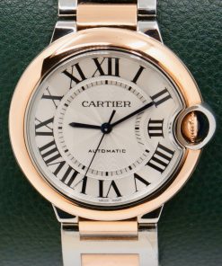 Cartier Ballon Bleu De Cartier Watch, in Stainless Steel & 18ct Rose Gold, White Roman Dial, on Stainless Steel & 18ct Rose Gold Cartier Bracelet, Ref. W2BB0033, Circa: 2023, Complete with Box, Papers & Balance of Extended 8 Year Cartier Factory Warranty - UNWORN