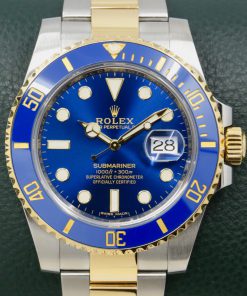 Rolex Submariner Date "Bluesy", Stainless Steel & 18ct Yellow Gold, Blue Ceramic Bezel, Blue Index Dial, on Stainless Steel & 18ct Yellow Gold Rolex Oyster Bracelet, Ref. 116613LB, Circa: 2019, with Box, Books, Rolex Warranty Card & Balance of 5 Year Rolex Factory Warranty