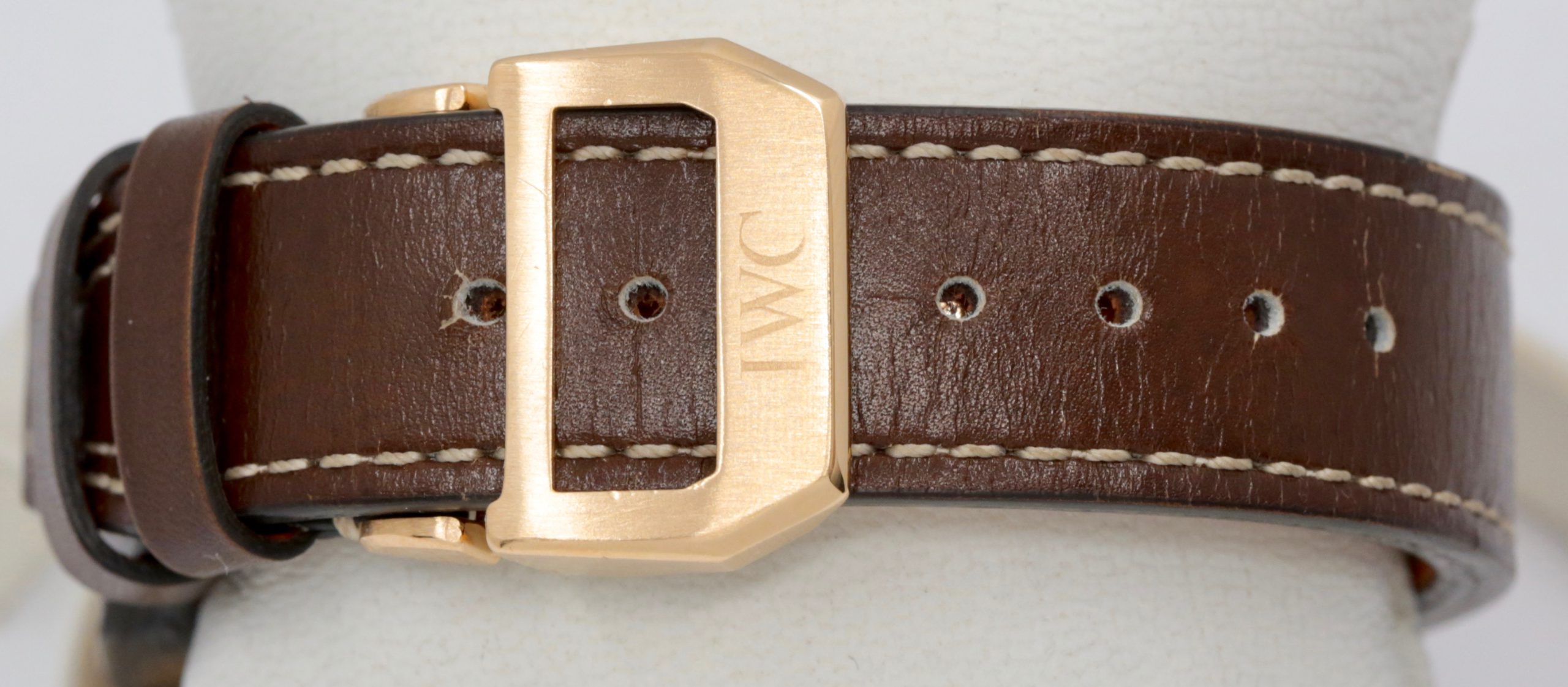 IWC Portugieser Automatic, in 18ct Rose Gold, Silver Arab Dial with Sub-Dials and Date, on Brown IWC Leather Strap with 18ct Rose Gold IWC Deployant, Ref. IW500701, with IWC Service Box & Balance of 1 Year IWC Service Warranty - Image 8