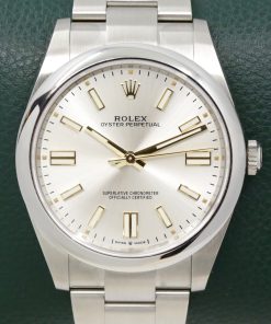 Rolex Oyster Perpetual 41, Stainless Steel, Silver Index Dial, on Stainless Steel Rolex Oyster Bracelet, Ref.124300, Circa: 2023, Complete with Box, Books, Rolex Warranty Card & Balance of 5 Year Rolex Factory Warranty
