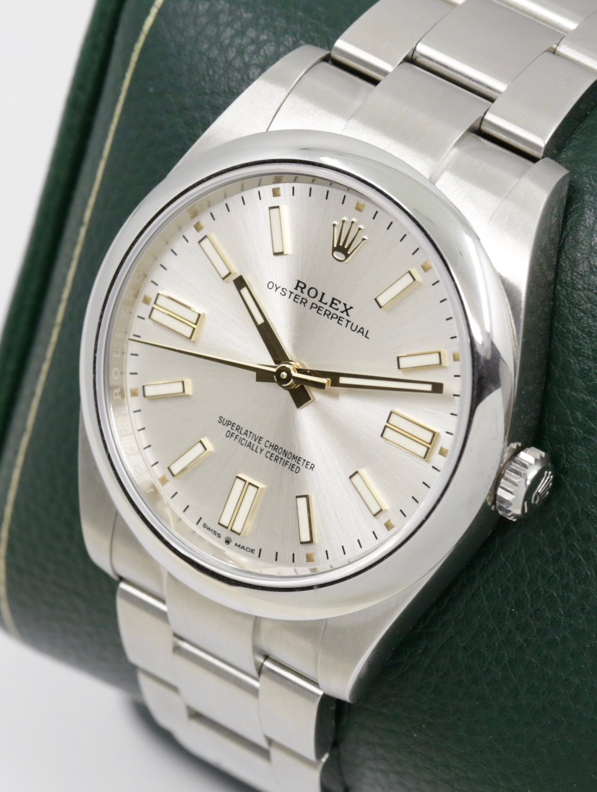 Rolex Oyster Perpetual 41, Stainless Steel, Silver Index Dial, on Stainless Steel Rolex Oyster Bracelet, Ref.124300, Circa: 2023, Complete with Box, Books, Rolex Warranty Card & Balance of 5 Year Rolex Factory Warranty - Image 2
