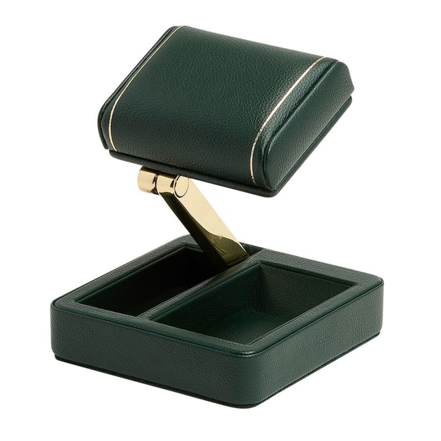 WOLF British Racing Green Single Travel Watch Stand