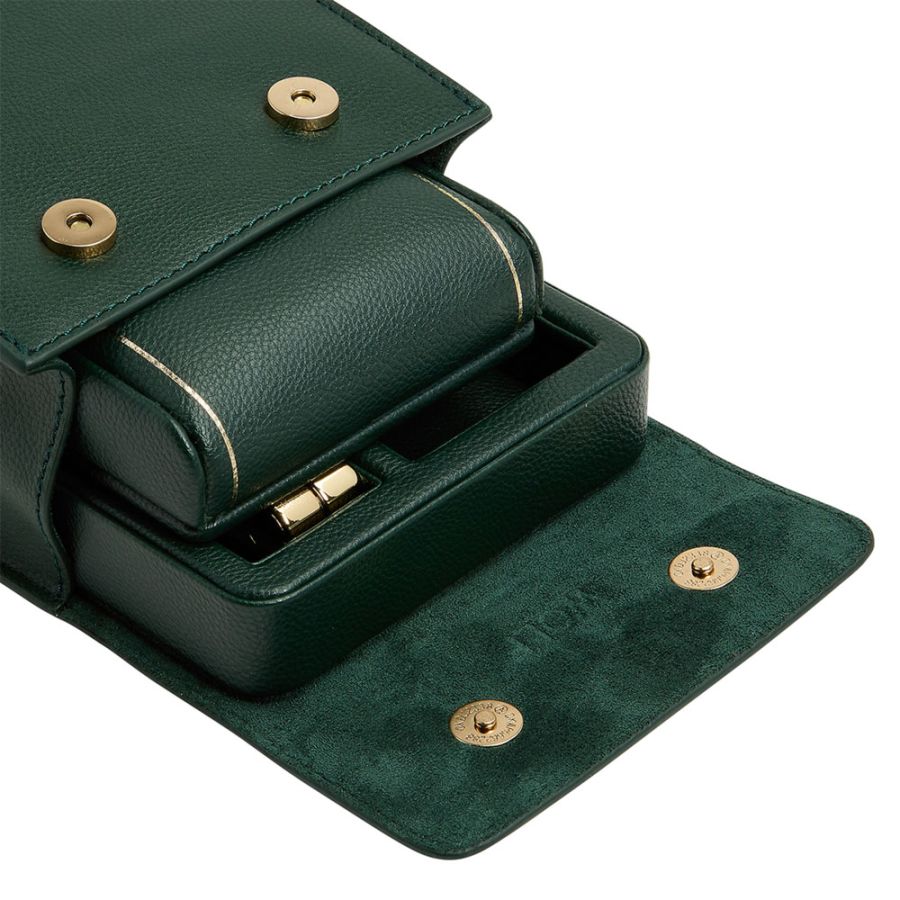 WOLF British Racing Green Single Travel Watch Stand - Image 6
