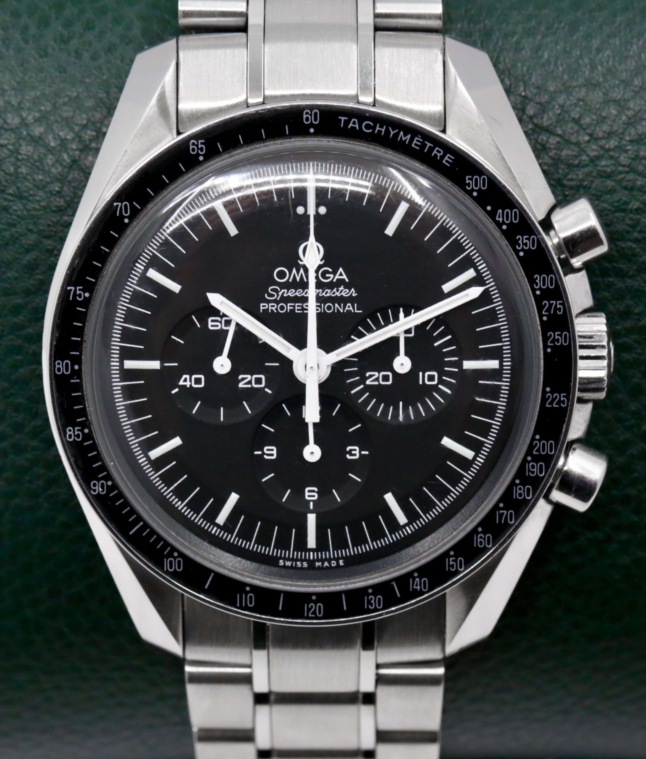 Omega Speedmaster Professional, Stainless Steel, Hesalite Crystal, Black Index Dial on Stainless Steel Omega Bracelet, Ref. 311.30.42.30.01.005, Circa: 2020