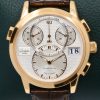 Glashutte Original Panomatic Chronograph with "Flyback" function and Big Date in 18ct Rose gold, Ref 95-01-01-01-04, box and papers.