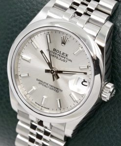 Alternative view of Rolex Datejust 31, Stainless Steel, Silver Index Dial, Domed Bezel, on Stainless Steel Rolex Jubilee Bracelet, Ref. 278240, Circa: 2021, Complete with Box, Books, Rolex Warranty Card & Balance of 5 Year Rolex Factory Warranty