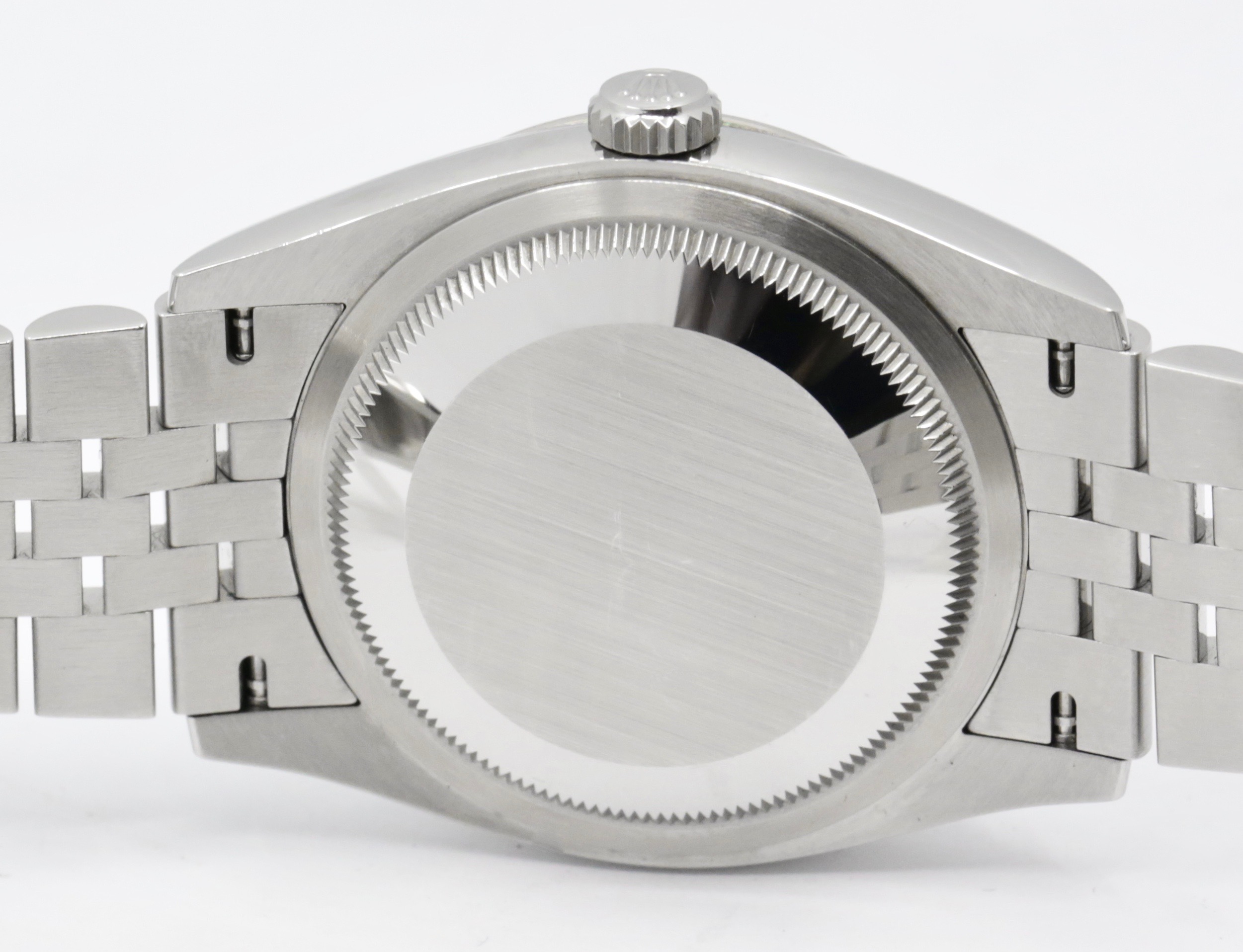 Rolex Datejust 36, Stainless Steel, Blue Fluted Motif Dial, 18ct White Gold Fluted Bezel on Stainless Steel Rolex Jubilee Bracelet, Ref. 126234, Circa: 2022, Complete with Box, Books, Swing Tags, Rolex Warranty Card & Balance of 5 Year Rolex Factory Warranty - Image 7