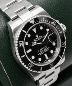 Alternative view of Rolex Submariner Date, Stainless Steel, Black Ceramic Bezel, Black Index Dial, on Stainless Steel Rolex Oyster Bracelet, Ref. 116610LN, Circa: 2011, with Box, Books, Rolex Warranty Card, Rolex Service Card & Balance of 2 Year Rolex Service Warranty
