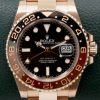 Rolex GMT-Master II “Root Beer”, in 18ct Everose Gold, Black & Brown Ceramic Bezel, Black Index Dial, on 18ct Everose Gold Rolex Oyster Bracelet, Ref. 126715CHNR, Circa: 2018, Complete with Box, Books, Swing Tags, Rolex Warranty Card