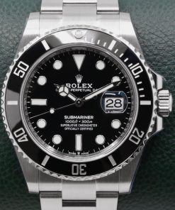 Rolex Submariner Date, 41mm, Stainless Steel, Black Ceramic Bezel, Black Index Dial, on Stainless Steel Rolex Oyster Bracelet, Ref. 126610LN, Circa: 2022, with Box, Books, Rolex Warranty Card & Balance of 5 Year Rolex Factory Warranty