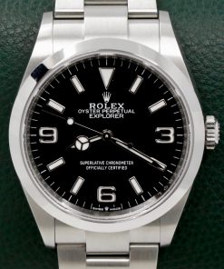 Rolex Explorer I, 36mm, Stainless Steel, Black 3,6,9 Dial on Stainless Steel Rolex Oyster Bracelet, Ref. 124270, Circa: 2023, with Box, Books, Rolex Warranty Card & Balance of 5 Year Rolex Factory Warranty