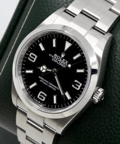 Alternative view of Rolex Explorer I, 36mm, Stainless Steel, Black 3,6,9 Dial on Stainless Steel Rolex Oyster Bracelet, Ref. 124270, Circa: 2023, with Box, Books, Rolex Warranty Card & Balance of 5 Year Rolex Factory Warranty