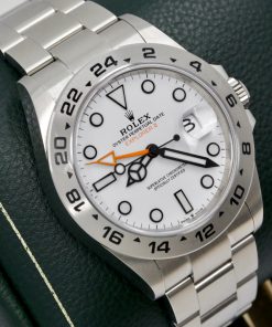 Alternative view of Rolex Explorer II "Polar", Stainless Steel, White Index Dial, on Stainless Steel Rolex Oyster Bracelet, Ref. 226570, Circa: 2022, with Box, Books, Rolex Warranty Card & Balance of 5 Year Rolex Factory Warranty