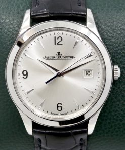 Jaeger-LeCoultre Master Control Date, Stainless Steel, Silver Dial, on Black JLC Alligator Strap with Stainless Steel JLC Deployant, Ref. 176.8.40.S, Circa: 2015, with JLC Service Box, JLC Service Papers & JLC Warranty Certificate