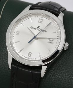Alternative view of Jaeger-LeCoultre Master Control Date, Stainless Steel, Silver Dial, on Black JLC Alligator Strap with Stainless Steel JLC Deployant, Ref. 176.8.40.S, Circa: 2015, with JLC Service Box, JLC Service Papers & JLC Warranty Certificate