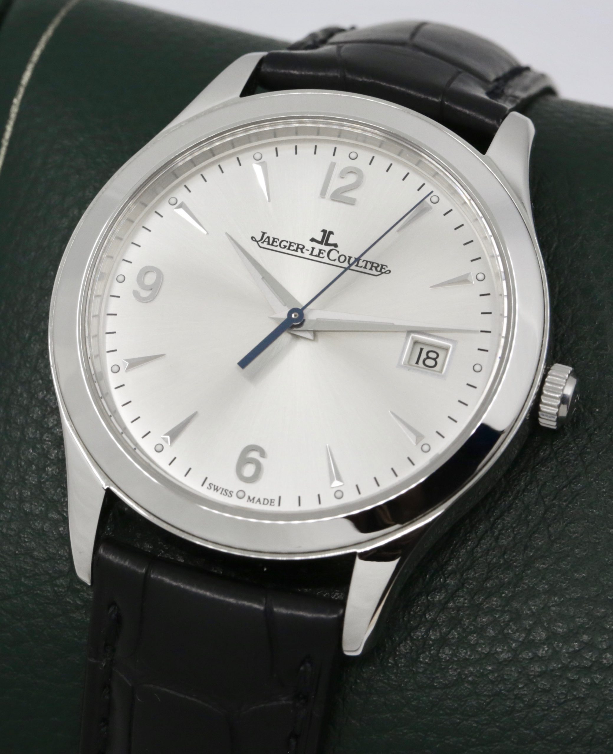 Jaeger-LeCoultre Master Control Date, Stainless Steel, Silver Dial, on Black JLC Alligator Strap with Stainless Steel JLC Deployant, Ref. 176.8.40.S, Circa: 2015, with JLC Service Box, JLC Service Papers & JLC Warranty Certificate - Image 2