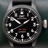 IWC Schaffhausen Big Pilot 43 "Top Gun"  in Black Ceramic, Black Arab Dial on Black IWC Strap with an IWC Deployant, Ref. IW329801, Circa: 2022, Complete with Box, Books, IWC Warranty Card & Balance of 8 Year IWC Extended Factory Warranty